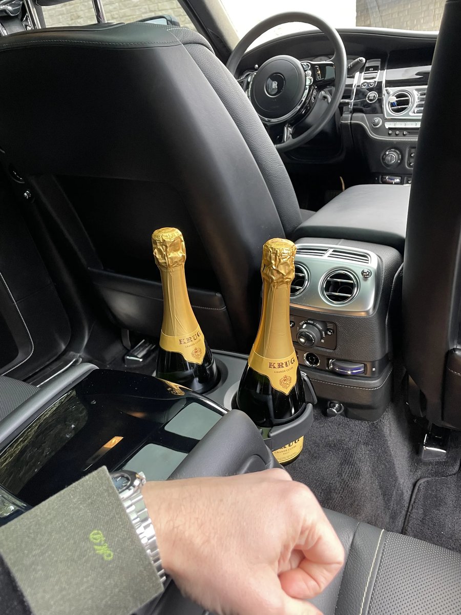 Champagner im Rolls-Royce